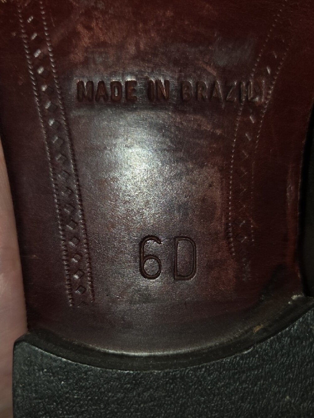 Aldo Dark Brown Leather Tassel LoafersSize 6D - Picture 3 of 7